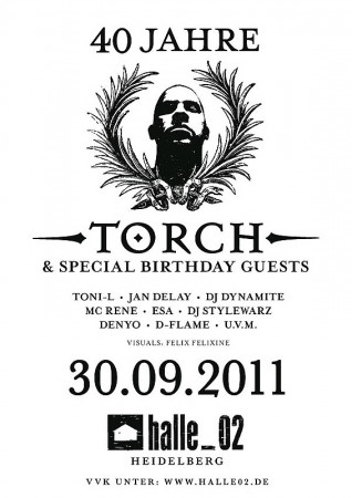 40 Jahre Torch - Jubiläumskonz Werbeplakat