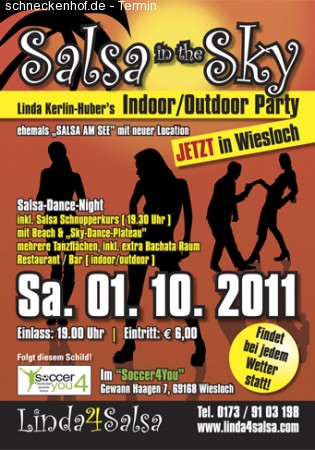 Salsa In The Sky Werbeplakat