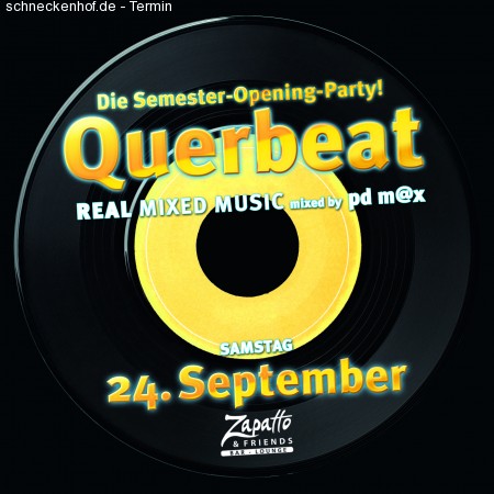 Querbeat -das Semester-Opening Werbeplakat