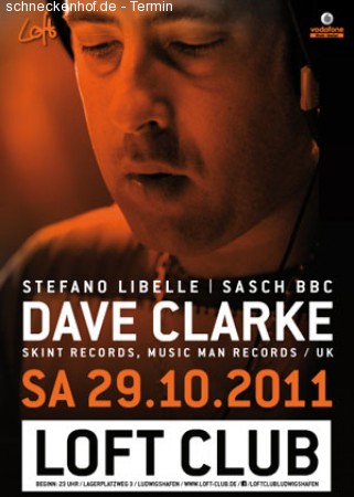 I Loft Techno: Dave Clarke Werbeplakat