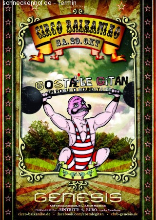 Circo Balkaniko Werbeplakat