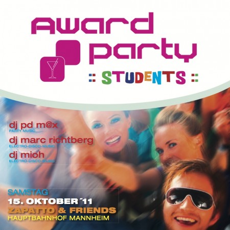 Award Party::Students:: Werbeplakat