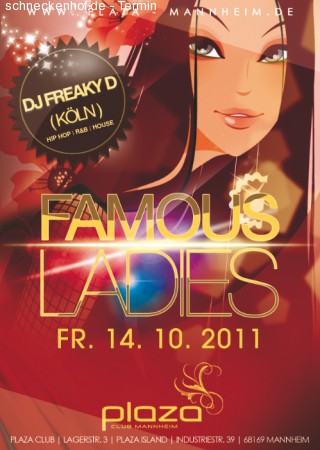 Famous Ladies Werbeplakat