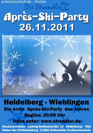 1. Apres-Ski-Party 2011 Werbeplakat
