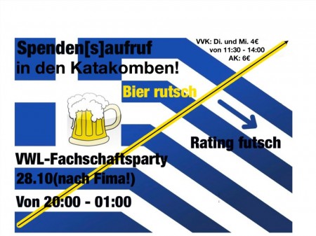 Spenden(s)aufruf Werbeplakat