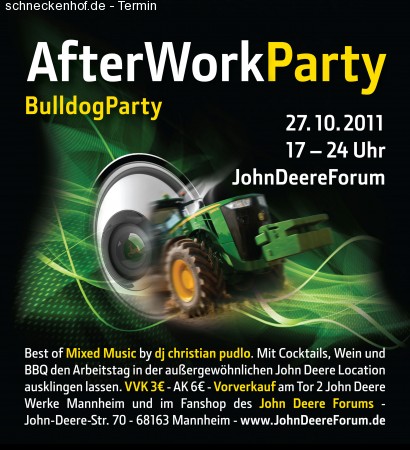 After Work Party Werbeplakat