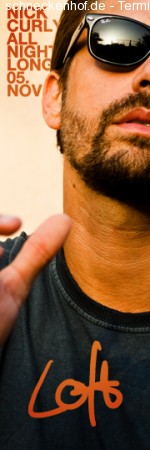 Nick Curly all night long Werbeplakat