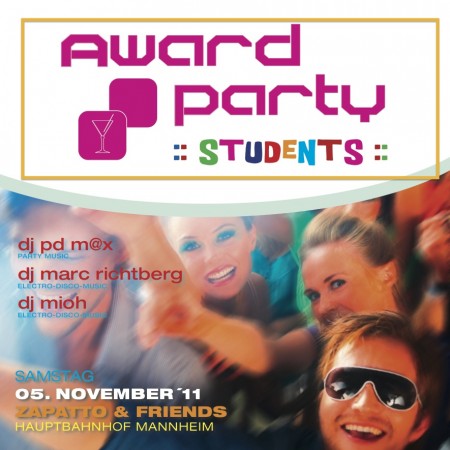 Award Party::Students:: Werbeplakat
