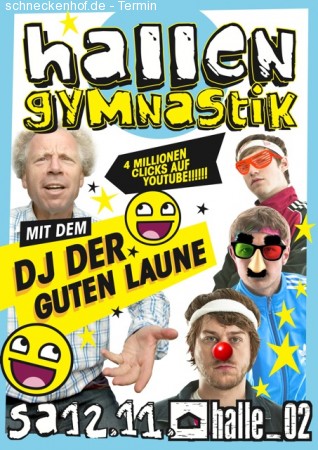 Hallengymnastik Werbeplakat