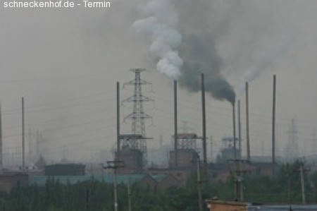 Klimawandel und China Werbeplakat