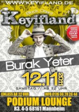 Burak Yeter @ Keyifland Werbeplakat