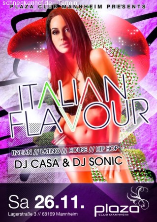 Italian Flavour Werbeplakat