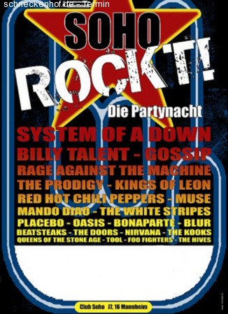 Soho Rockt! Werbeplakat