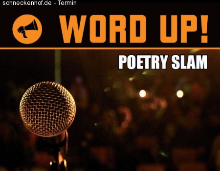Word up! Poetry Slam Werbeplakat