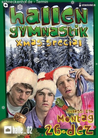 Hallengymnastik X-Mas Spec. Werbeplakat