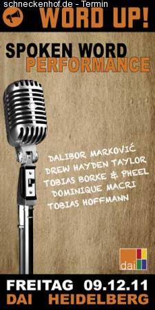 Word Up! Werbeplakat