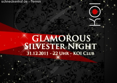 Glamorous Silvester-Night Werbeplakat