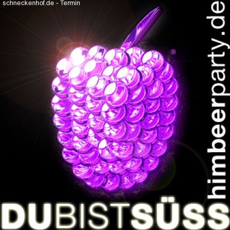 Himbeerparty Werbeplakat