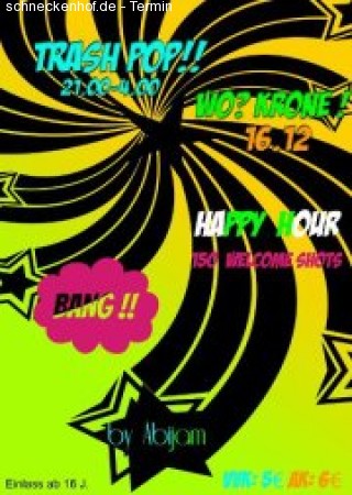 Abijam Presents Trashpop Werbeplakat