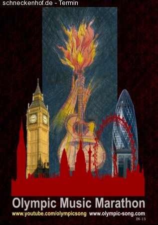 Olympic Music Marathon Werbeplakat