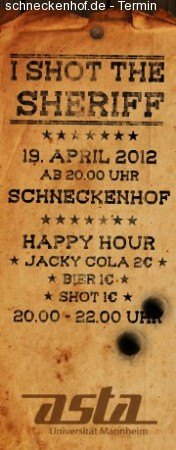 I SHOT the Sheriff Werbeplakat