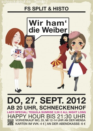 Wir ham' die Weiber! Werbeplakat