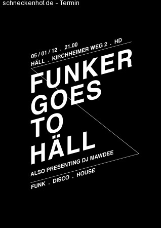 Funker goes to Häll Werbeplakat