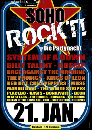 Soho Rockt! Werbeplakat