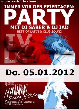 I.V.D.F Party @ Havana Club HD Werbeplakat