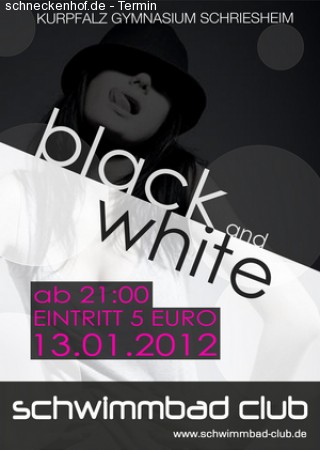 black & white Werbeplakat