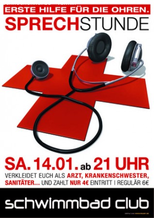 Sprechstunde Werbeplakat