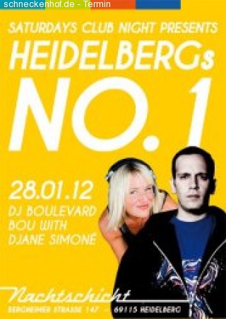 Saturdays Club Night Werbeplakat