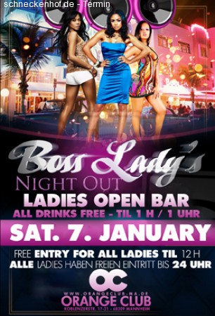 Boss Lady´s Night Werbeplakat
