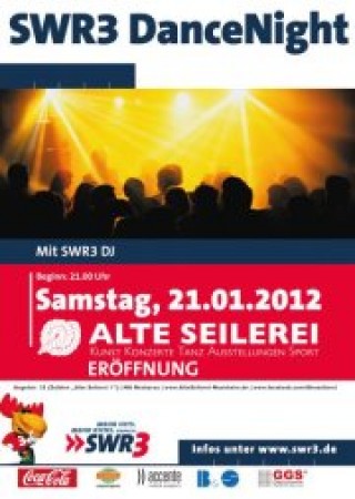 Alte Seilerei Eröffnung - Swr3 Werbeplakat
