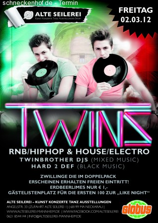Twins - We Love Hip House! Werbeplakat