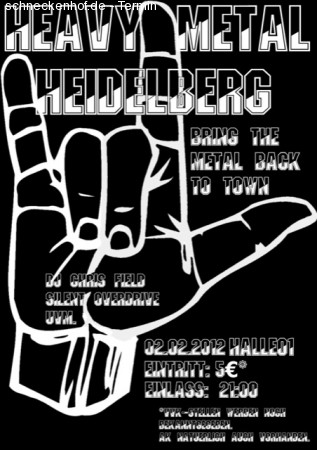 Heavy Metal Heidelberg Werbeplakat