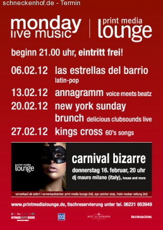 New York Sunday Brunch Werbeplakat