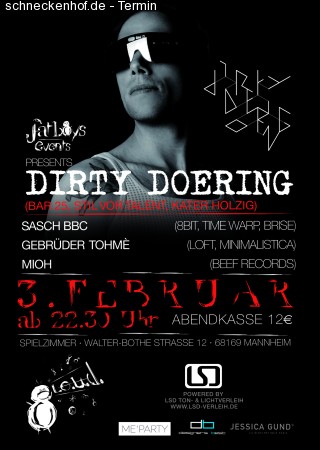 L.O.U.D. mit Dirty Doering Werbeplakat