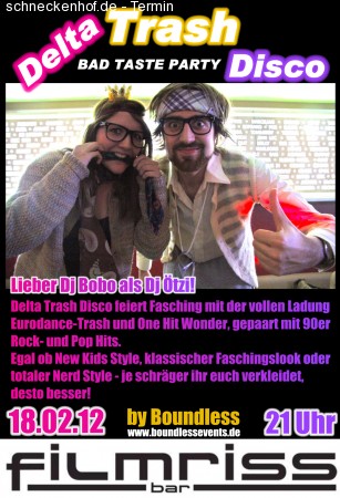 DTDParty DJBobo statt DJÖtzi Werbeplakat