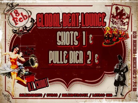 Global Beat Lounge Werbeplakat