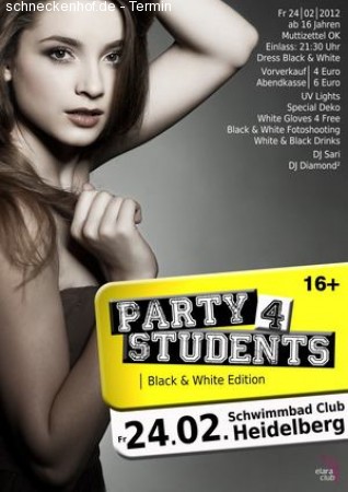 Party 4 Students Werbeplakat