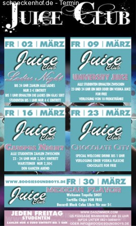 Juice Club Werbeplakat