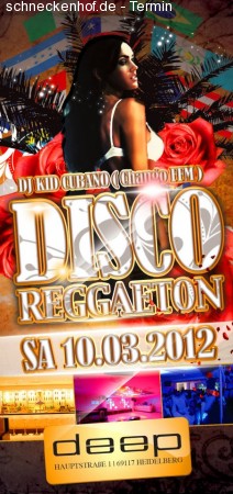 Disco Reggaeton Werbeplakat