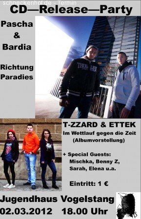 Rap hoch² in Vogelstang Werbeplakat