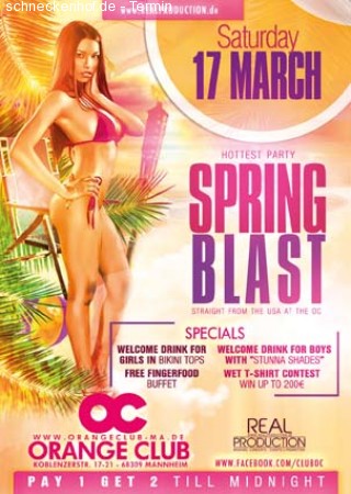 Spring Blast Werbeplakat