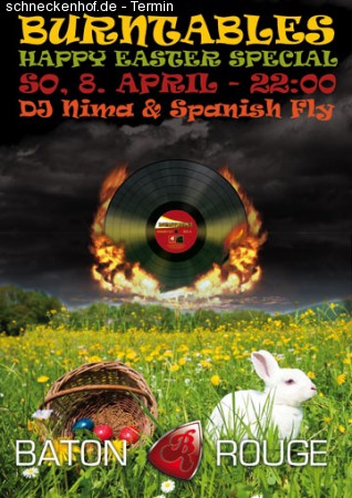 Burntables Happy Easter! Werbeplakat