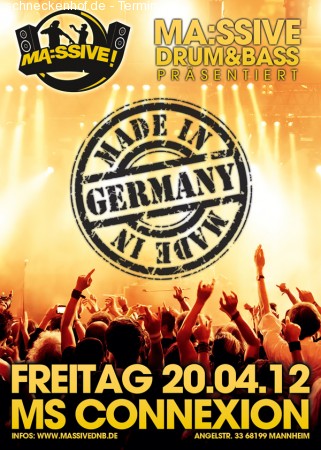 Ma:ssive - Made In Germany Werbeplakat