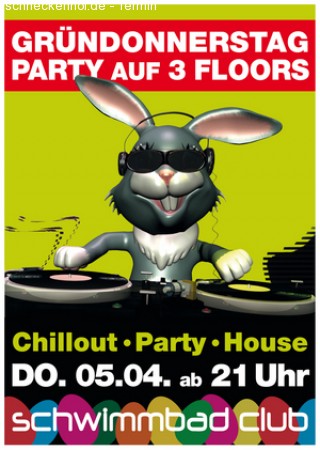 Gründonnerstag Werbeplakat