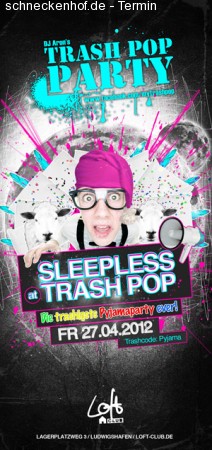 Trash Pop: Pyjama Party Werbeplakat