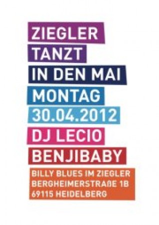 Ziegler - Tanz in den Mai Werbeplakat